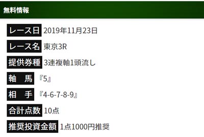 キメルケイバ、無料情報、2019年11月23日東京3R